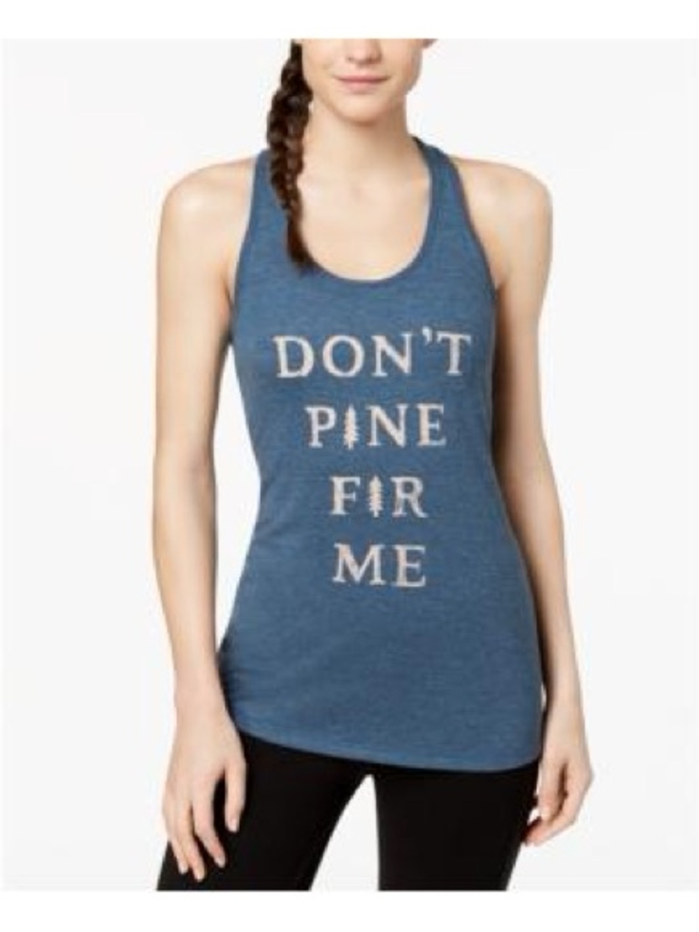 The North Face Blue Graphic Racerback Tank